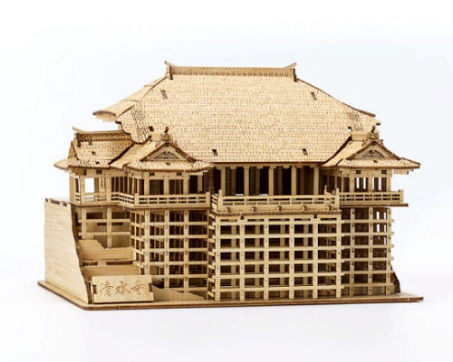 Kiyomizu-dera Temple Wa-Gu-Mi Bamboo Art Kit