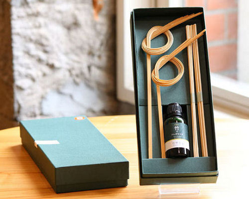 Nanpukougei Bamboo Drop Incense Diffuser Set