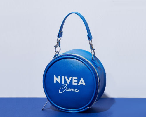 Nivea Blue Can Pouch and Face & Body Care Set