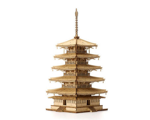 Five-Story Pagoda Wa-Gu-Mi Bamboo Art Kit