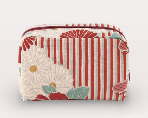 Kimono Kimono Pattern Box Pouch
