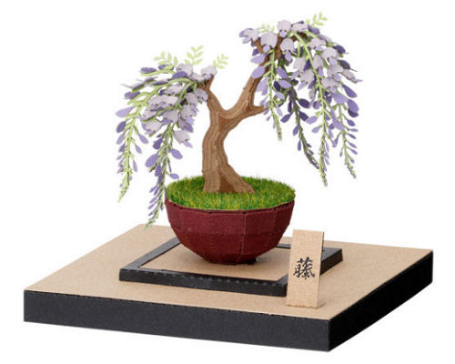 Miniature Zen: Discover the Paper Nano 360 Wisteria Bonsai Kit  Japan  Trends