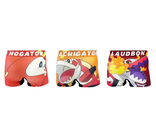 Hipshop Pokemon Evolution Fuecoco Underwear Set
