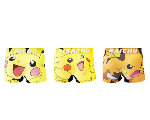 Hipshop Pokemon Evolution Pikachu Underwear Set