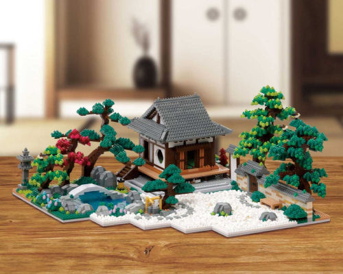 Nanoblock Japanese Garden Deluxe Edition