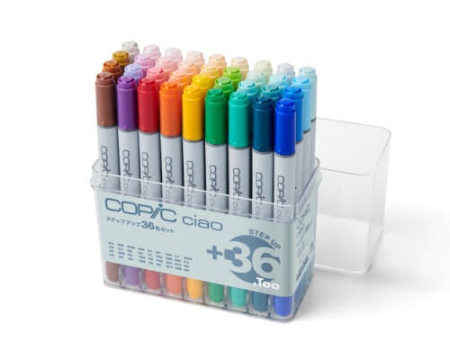 Copic Ciao Step Up 36-Color Set