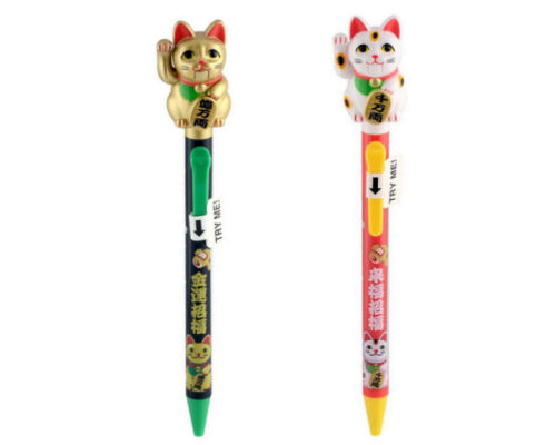 Maneki-neko Beckoning Cat Action Pen
