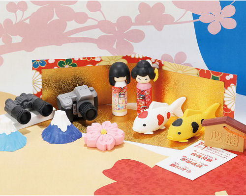Symbols of Japan Erasers (Pack of 60)