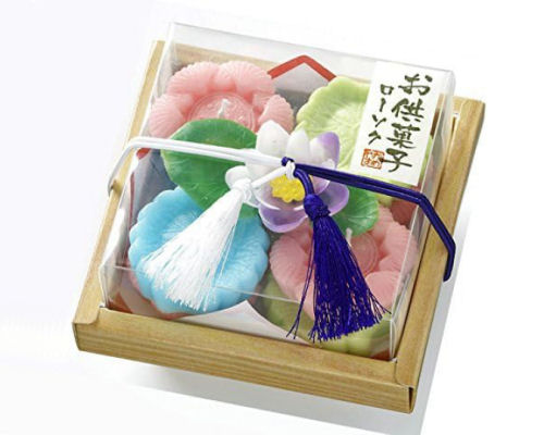 Kameyama Rakugan Sweets Offering Candles
