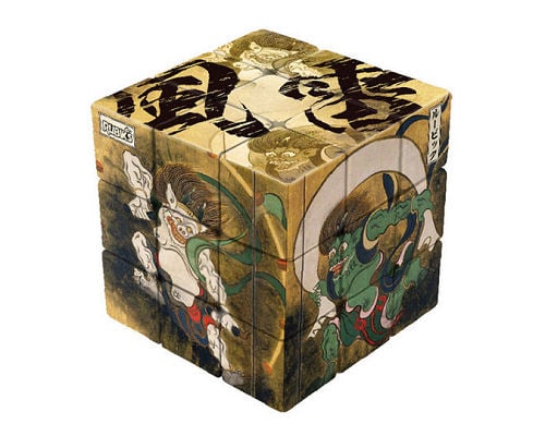 Rubiks Cube Japonesque Wind God and Thunder God